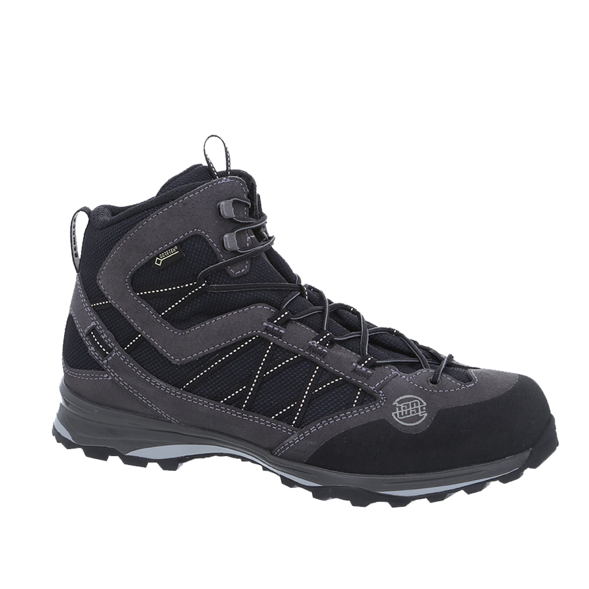 Hanwag Men's Belorado II Mid GTX Hiking Boots Deep Grey/Black ABHQK1593